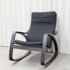 IKEA ポエング　ロッキングチェア　クニーサ　黒の画像