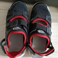 THE NORTH FACE　サンダル　19cm ブラックレッドの画像