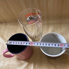 無料❗️グラス、マグカップ3点の画像