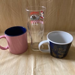 無料❗️グラス、マグカップ3点の画像