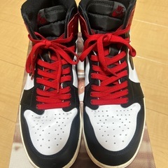 Nike AirJordan 1 High OG "Black Toe" つま黒の画像