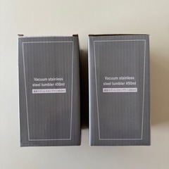 【新品未使用】真空ステンレスタンブラー450ml 2個セットの画像