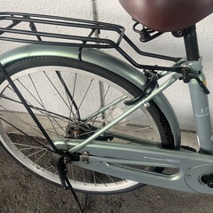 7J20　少し小さめ２４サイズ　ホームサイクル２４サイズ　オートライト付　★自転車専門店の中古車です★　【消費税込み・防犯登録６００円込みの画像