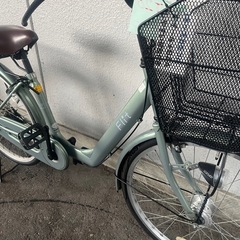 7J20　少し小さめ２４サイズ　ホームサイクル２４サイズ　オートライト付　★自転車専門店の中古車です★　【消費税込み・防犯登録６００円込みの画像