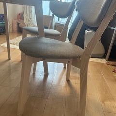 ダイニングテーブルセット 丸テーブル 90cm 2人掛けの画像