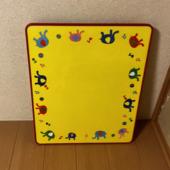 ミニ折りたたみ机 60×48×H26〜27cm 子供 勉強/工作にの画像