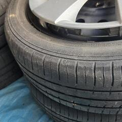 軽自動車(日産ルークス) 中古夏タイヤ スチールホイール付きの画像