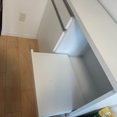 キッチンカウンター食器棚 レンジ台レンジボードの画像