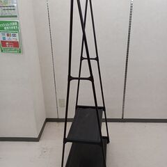リユースのサカイ栃木店★ジモティ割あり★  ハンガーラック ブラック W84×D42.5×H159 クリーニング済み TC10187の画像