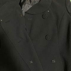 ジャケット付き　喪服　ブラックフォーマル　ワンピース（5号、XS）の画像