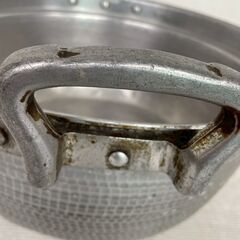 アルミ製 両手鍋 48cm 円付鍋 アルミ両手鍋 厨房 厨房機器 店舗 店舗用品 調理器具 アルミ 鍋 ④ A0160の画像