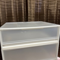 無印　収納ケース　ワイドの画像