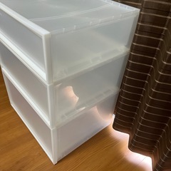 無印　収納ケース　ワイドの画像