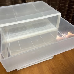 無印　収納ケース　ワイドの画像