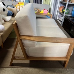 美品2024年購入　
無印良品　ウレタンポケット コイルソファー　2.5シーターの画像