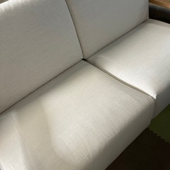  美品2024年購入　
無印良品　ウレタンポケット コイルソファー　2.5シーターの画像