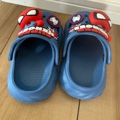 スパイダーマンのスリッパ
の画像