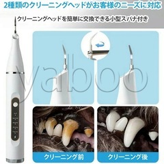 ペット口腔洗浄機 超音波 歯垢除去器 5モード 犬 猫 歯用ツール　高周波振動の画像