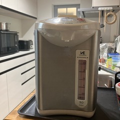 【電気ポット】3.0L
、80℃も設定可、タイガーVE電気まほうびん　の画像