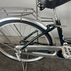 ８J112　少し小さめアルミフレーム２４サイズ　オートライト付　★自転車専門店の中古車です★　【消費税込み・防犯登録６００円込みの画像