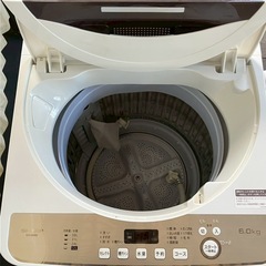 SHARP シャープ 洗濯機　ES-GE6D-T 2020年製の画像