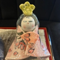 未使用　雛人形　陶器製の画像