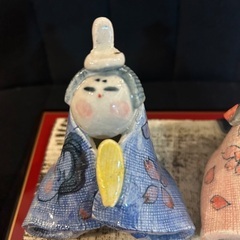 未使用　雛人形　陶器製の画像