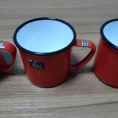 金属製カップ　３個　未使用の画像