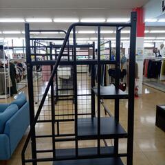 リユースのサカイ太田店★ジモティ割あり★  システムロフトベッド ブラック H186.5×D100.5×W251.5 クリーニング済み OJ10492の画像