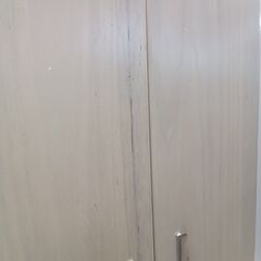 ★リユースのサカイつくば店★TK6144  ワードローブ ホワイト H179×D58×W98 クリーニング済みの画像