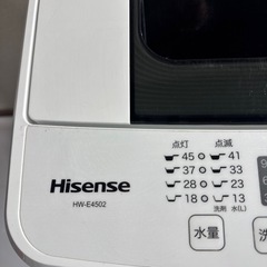 ②　洗濯機　2018年製の画像