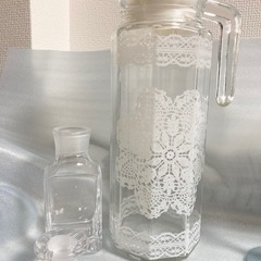 【ピッチャー決定】ピッチャー（麦茶入れ）、ワイングラス、醤油差し　ガラス容器などの画像
