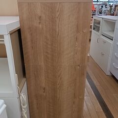 ★リユースのサカイつくば店★TK6147  レンジ台 ナチュラル H129×D45×W80 クリーニング済みの画像