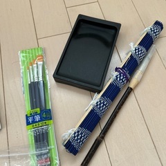 ノート・習字・筆などの画像