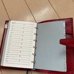 革手帳中身付きの画像