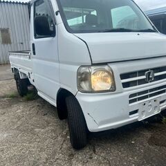 富山発 ホンダアクテトラック 4WD 平成14年 7万キロ 車検2年の画像