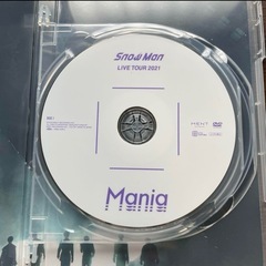 【disc1のみ】Snow Man LIVE TOUR2021 Mania DVDの画像