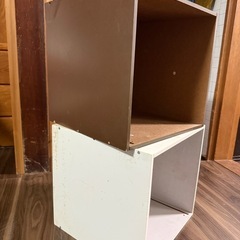 カラーボックス２つの画像