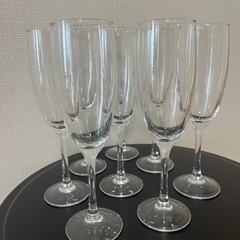 シャンパングラス　8脚セットの画像