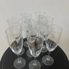 シャンパングラス　8脚セットの画像