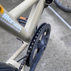 【新規問合せ不可】折りたたみ シティサイクル カゴ付きの画像