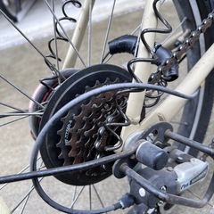 【新規問合せ不可】折りたたみ シティサイクル カゴ付きの画像