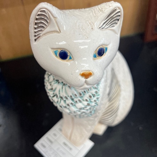 値下げしました！アーテサニア・リンコナダ　ねこ置物　　85043