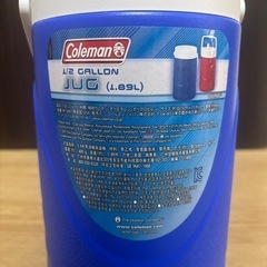 コールマン　1/2ガロンジャグの画像