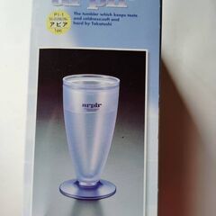 冷感カップ 二重構造 フリーザーで冷やす 氷不要 クリア 未使用　2セットの画像