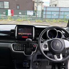 H27年式　NBOXカスタム　G　Lパッケージ　ナビ　バックモニター　フルセグTV　電動スライドドアの画像