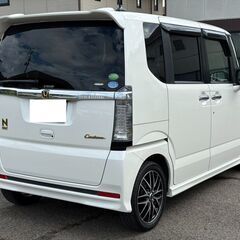H27年式　NBOXカスタム　G　Lパッケージ　ナビ　バックモニター　フルセグTV　電動スライドドアの画像