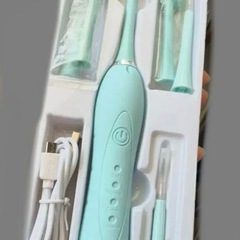 新品🩵電動歯ブラシ + クリーナーセットの画像