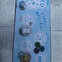 ひんやり光る流しそうめんの画像