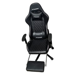 【ジ0811-14】レザー素材❗️スポーツカー風‼️ PTGAMING ゲーミングチェアの画像